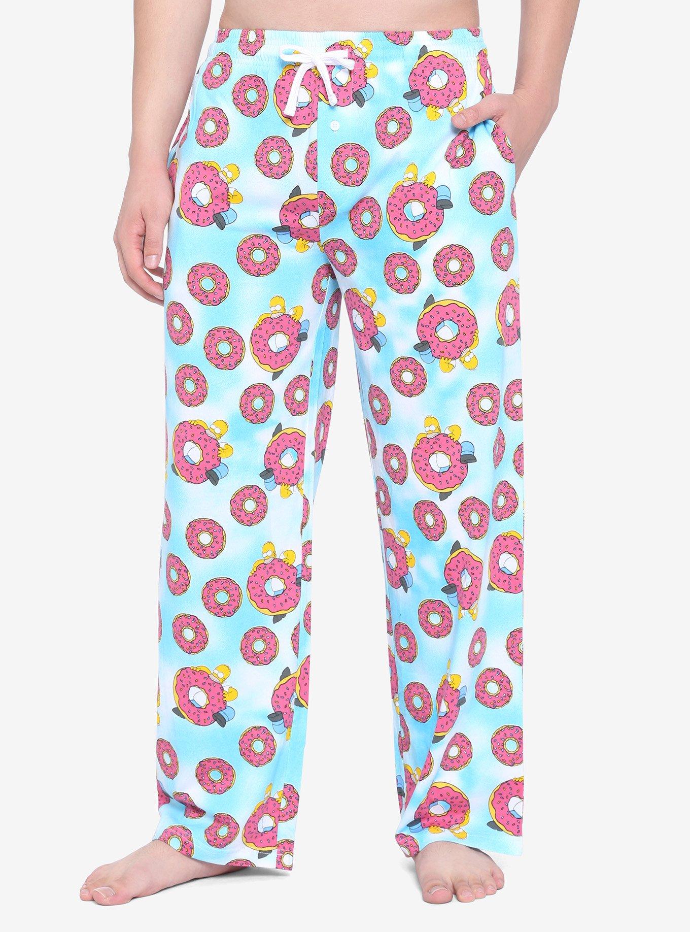 The Simpsons Homer & Donut Pajama Pants, MULTI, hi-res