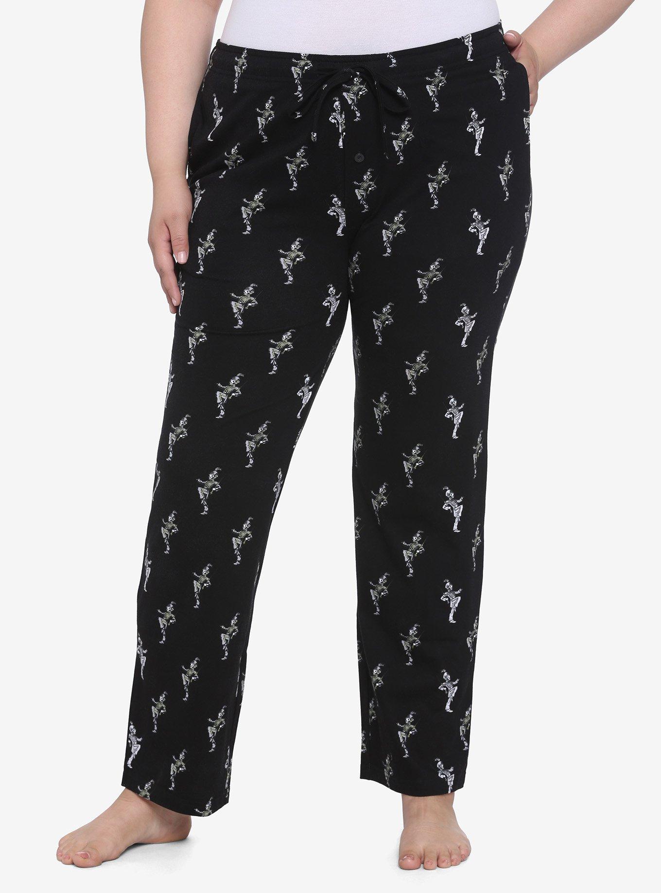 My Chemical Romance Pepe Girls Pajama Pants Plus Size, BLACK, hi-res