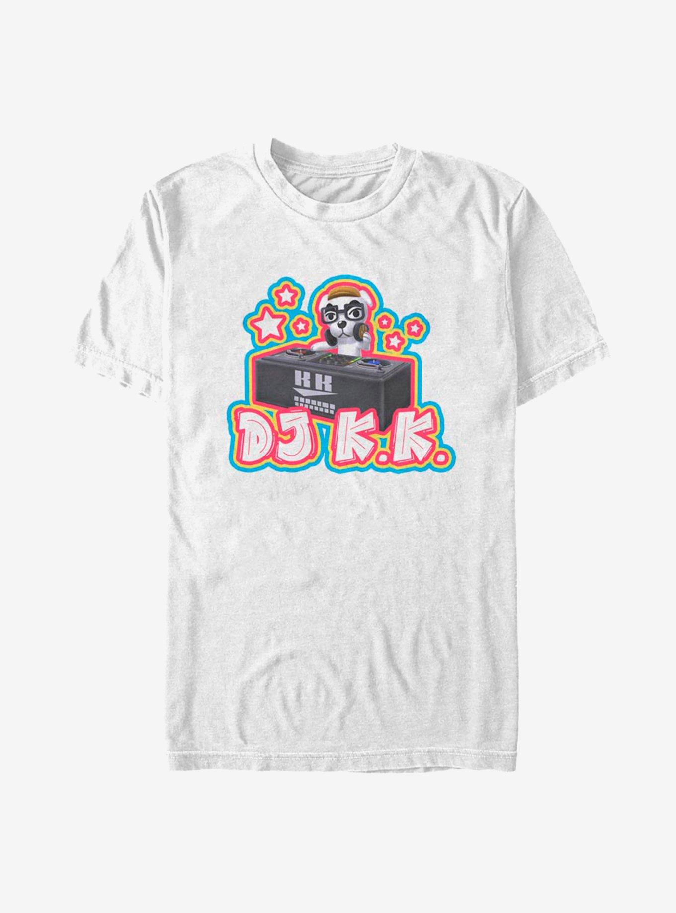 Extra Soft Nintendo Animal Crossing Dj KK Japanese Pop T-Shirt, , hi-res