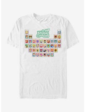Extra Soft Nintendo Animal Crossing Periodically Crossing T-Shirt, WHITE, hi-res