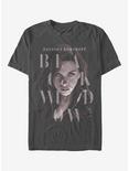 Extra Soft Marvel Black Widow Style Portrait T-Shirt, CHARCOAL, hi-res