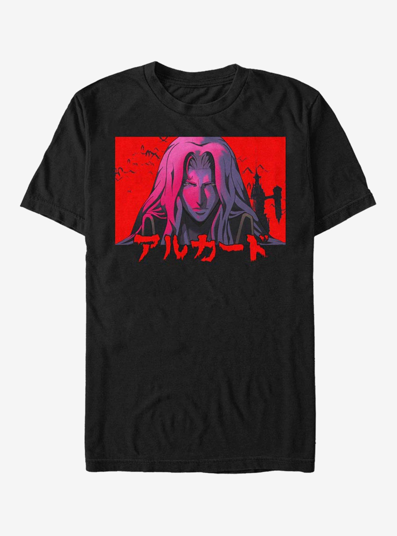 Extra Soft Castlevania Sunset Alucard T-Shirt, BLACK, hi-res