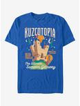 Extra Soft Disney The Emperor's New Groove Kuzcotopia Ad T-Shirt, ROYAL, hi-res