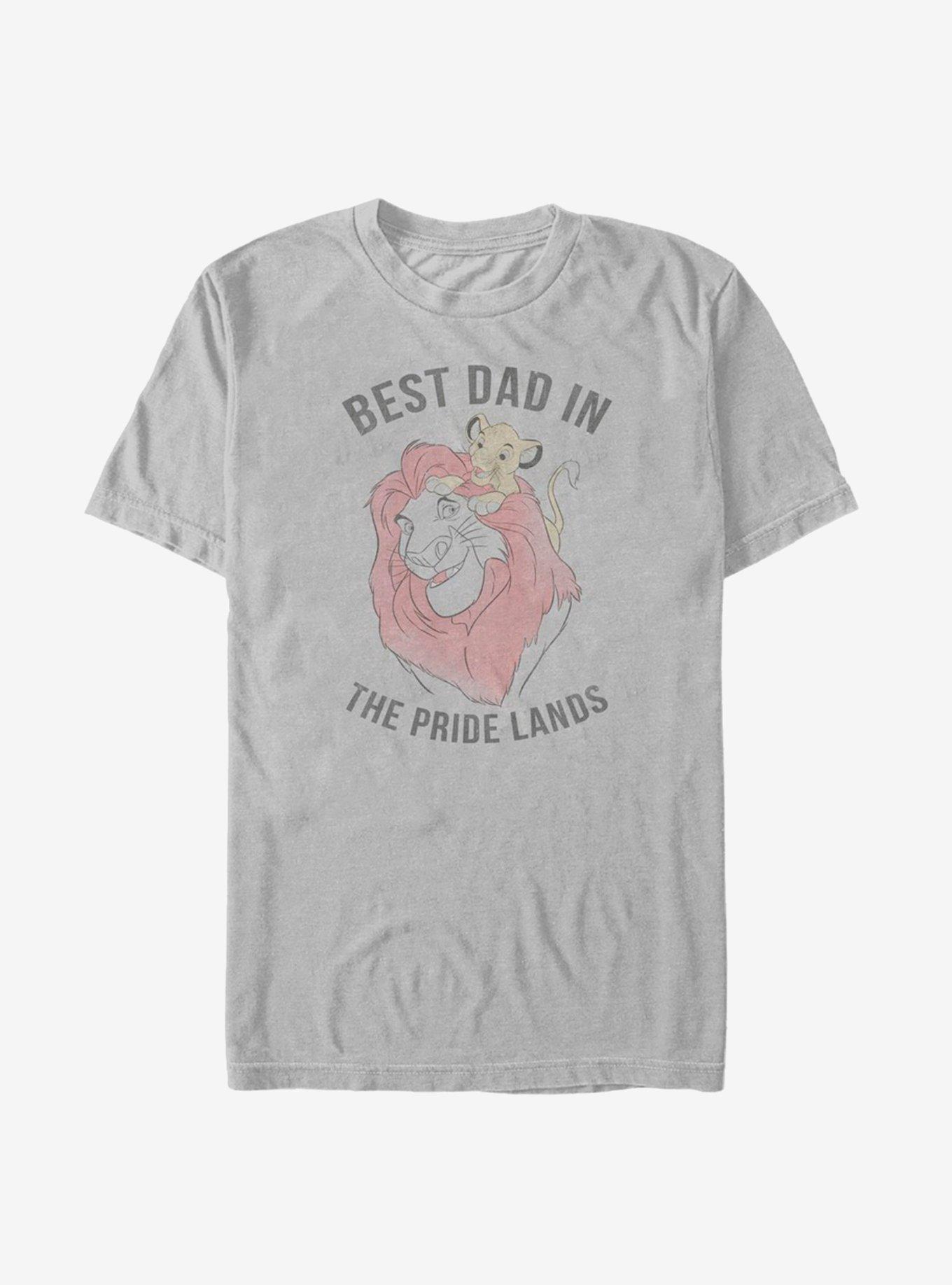 Extra Soft Disney The Lion King Pride Lands Dad T-Shirt, SILVER, hi-res