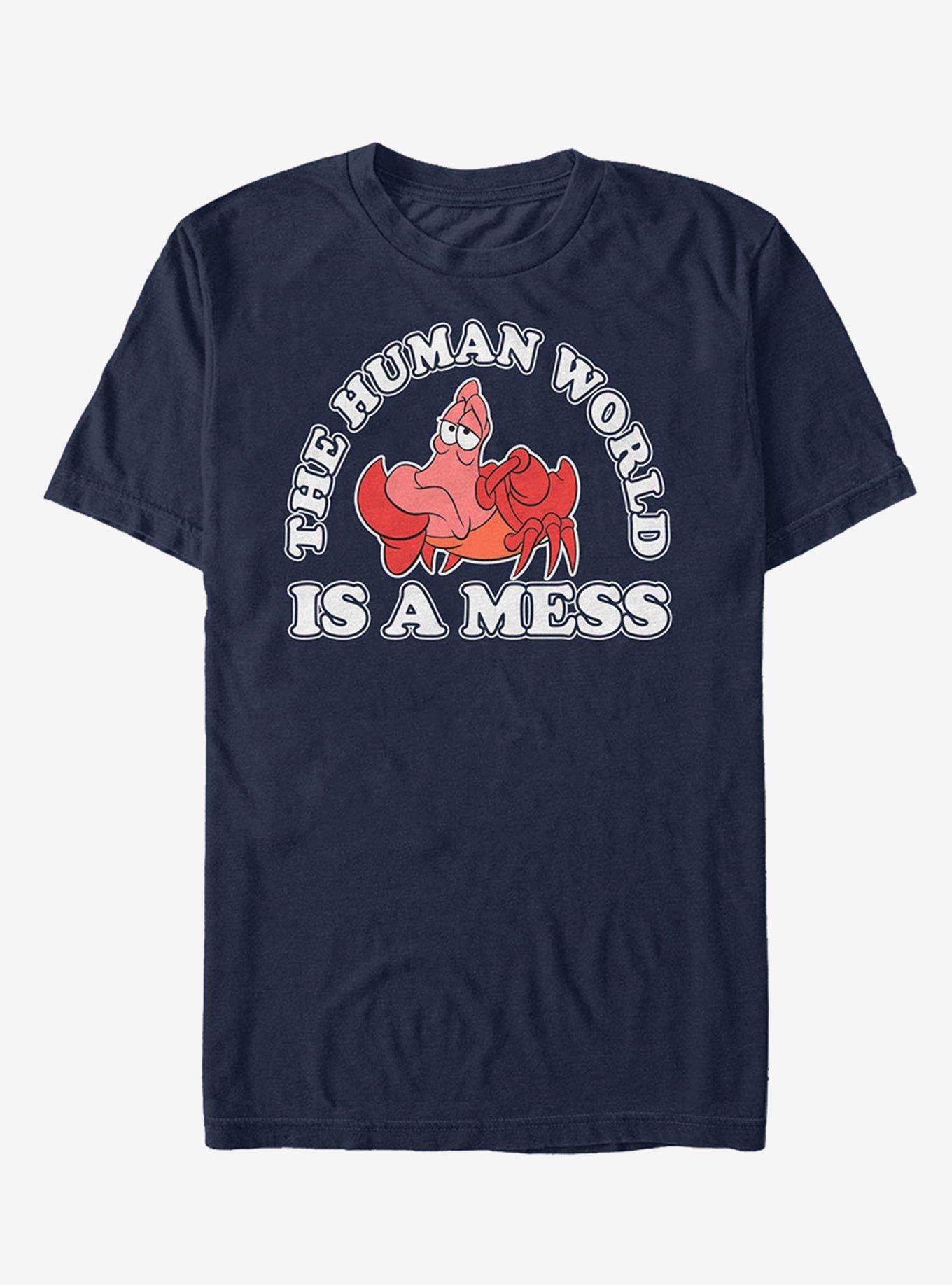 Extra Soft Disney The Little Mermaid World's A Mess T-Shirt, , hi-res