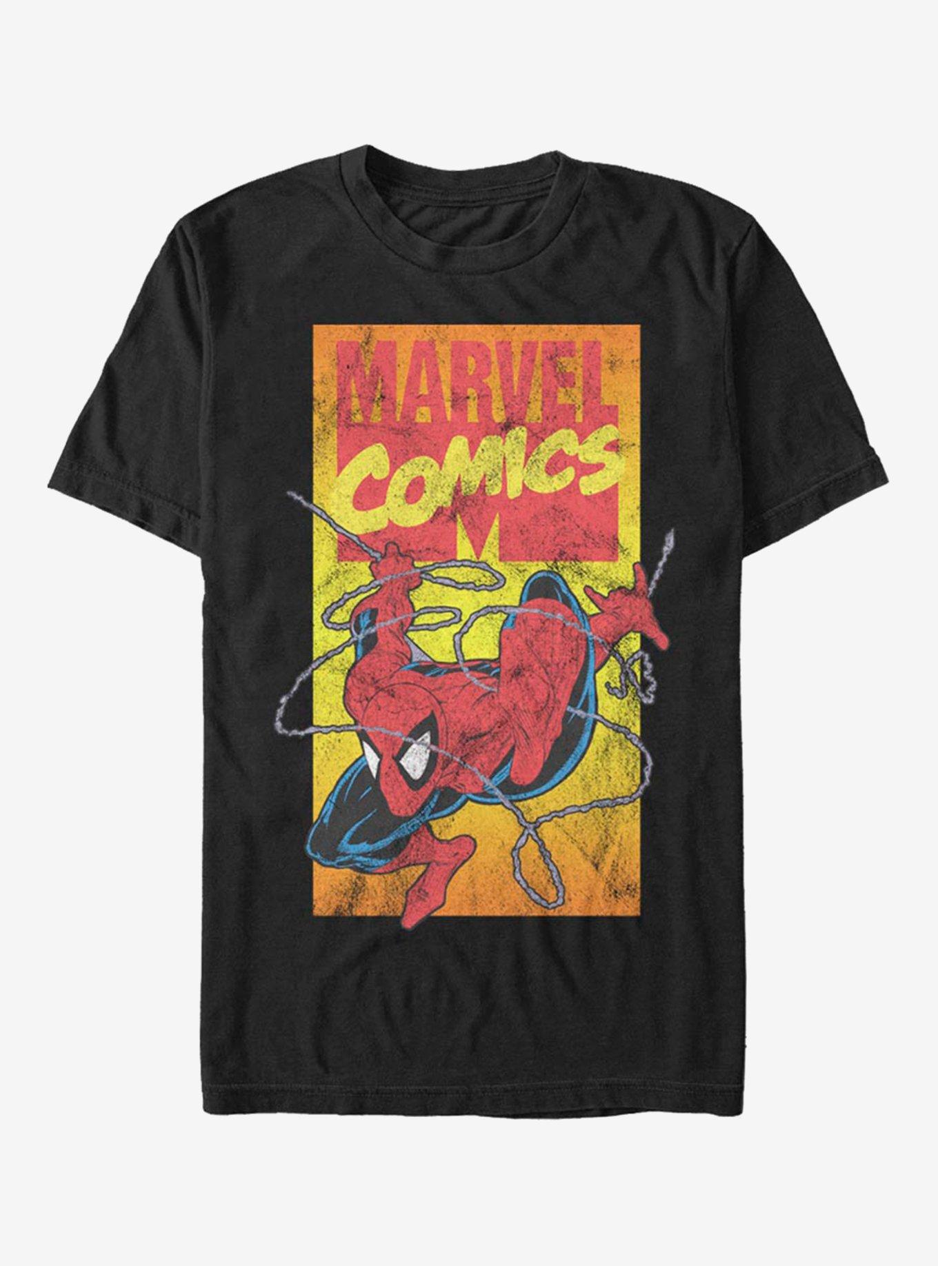 Extra Soft Marvel Spider-Man 90's Spidey T-Shirt, BLACK, hi-res