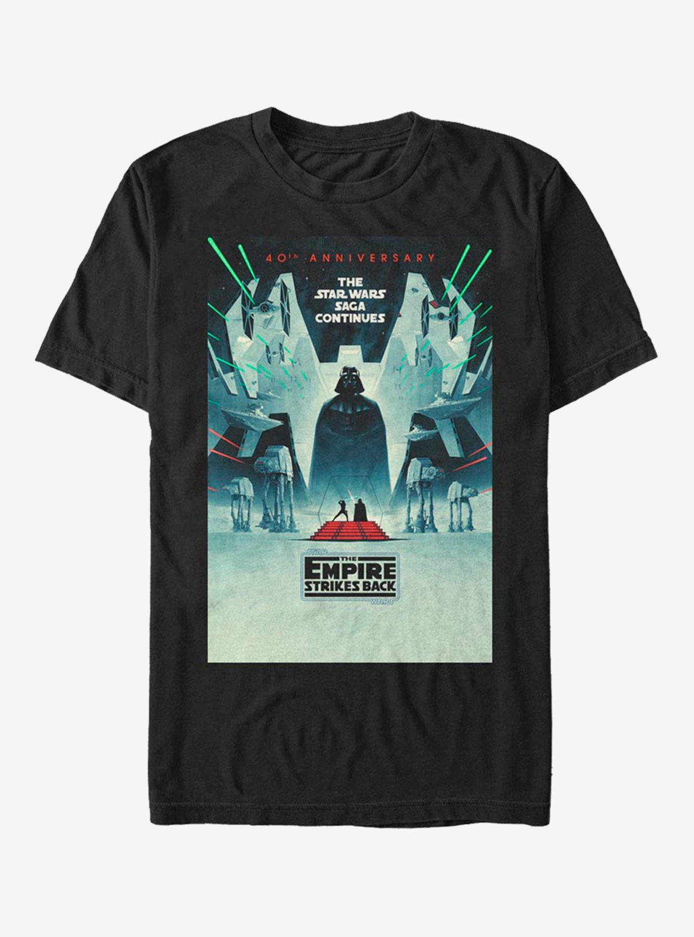 Star Wars Esb Poster Heavyweight T-Shirt