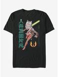 Extra Soft Star Wars: Clone Wars Ahsoka Meta T-Shirt, BLACK, hi-res