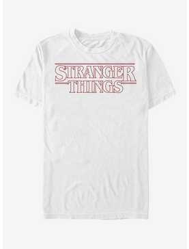 Extra Soft Stranger Things Stranger Red Outline Logo T-Shirt, , hi-res