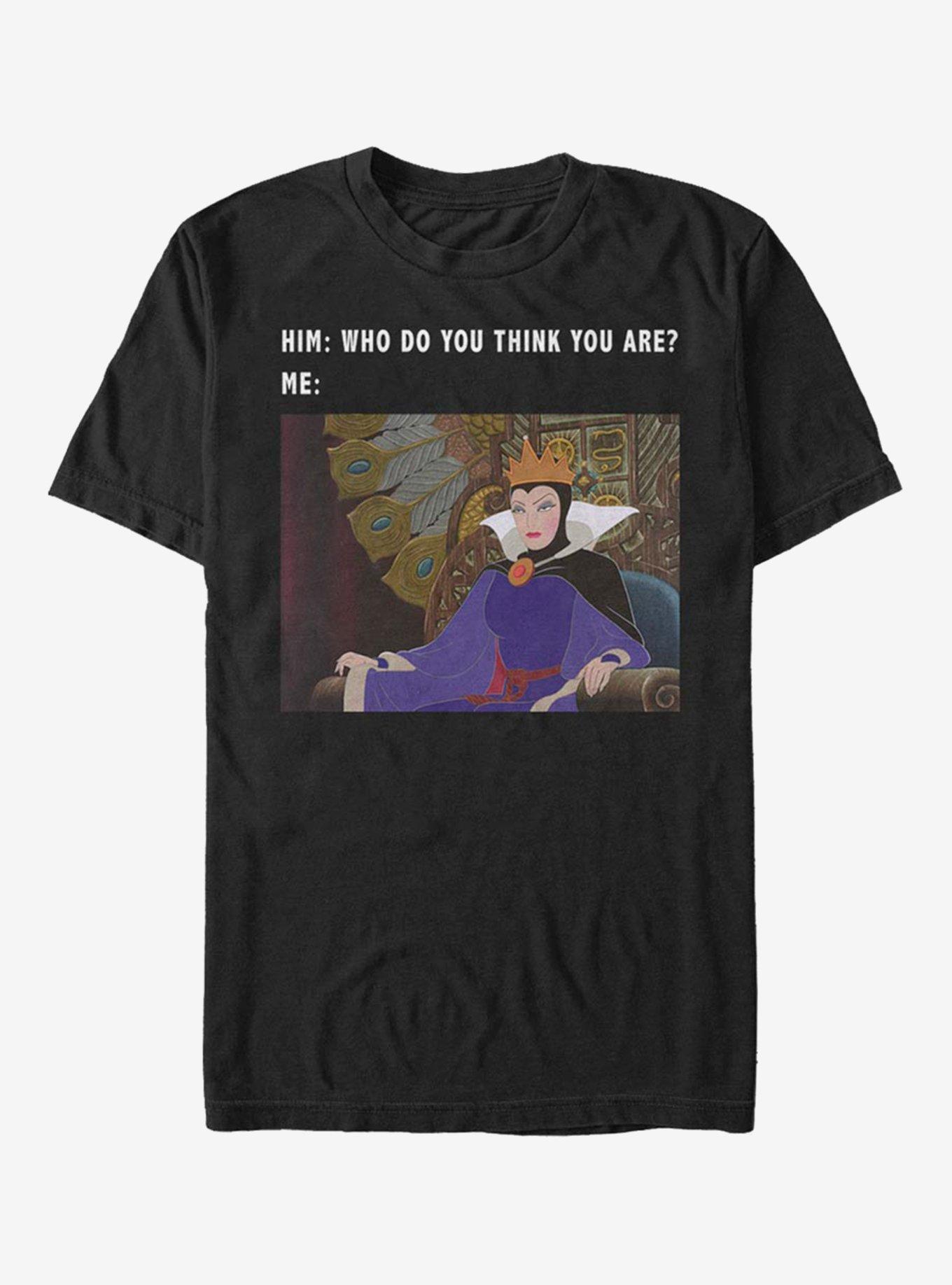 Extra Soft Disney Villains Evil Queen Meme T-Shirt, , hi-res
