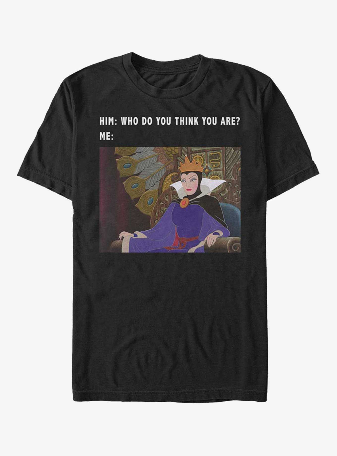 Extra Soft Disney Villains Evil Queen Meme T-Shirt, , hi-res