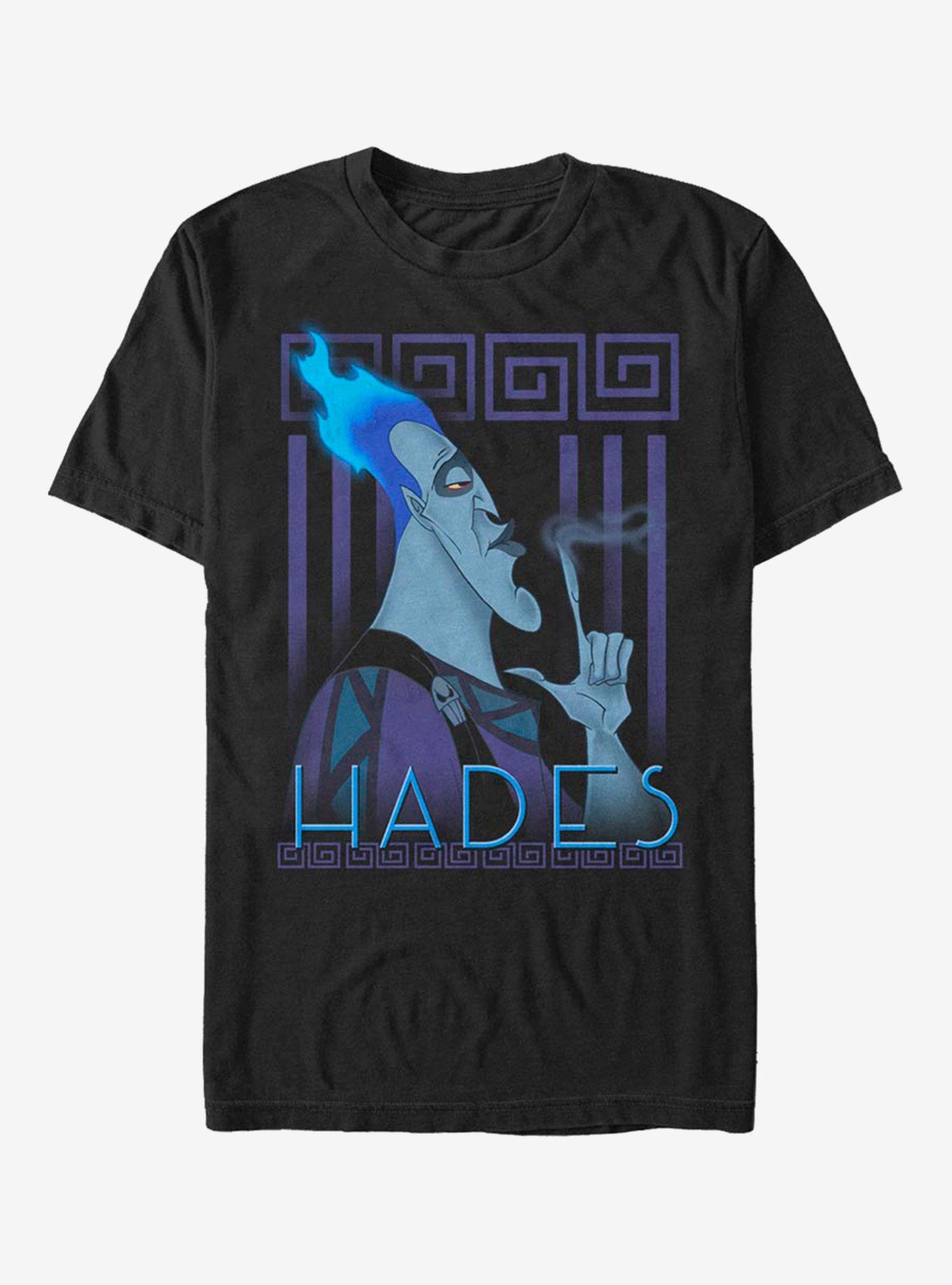 Extra Soft Disney Villains Hades Finger Smoke T-Shirt, BLACK, hi-res