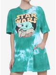 Her Universe Star Wars The Mandalorian The Child Tie-Dye T-Shirt Dress, MULTI, hi-res