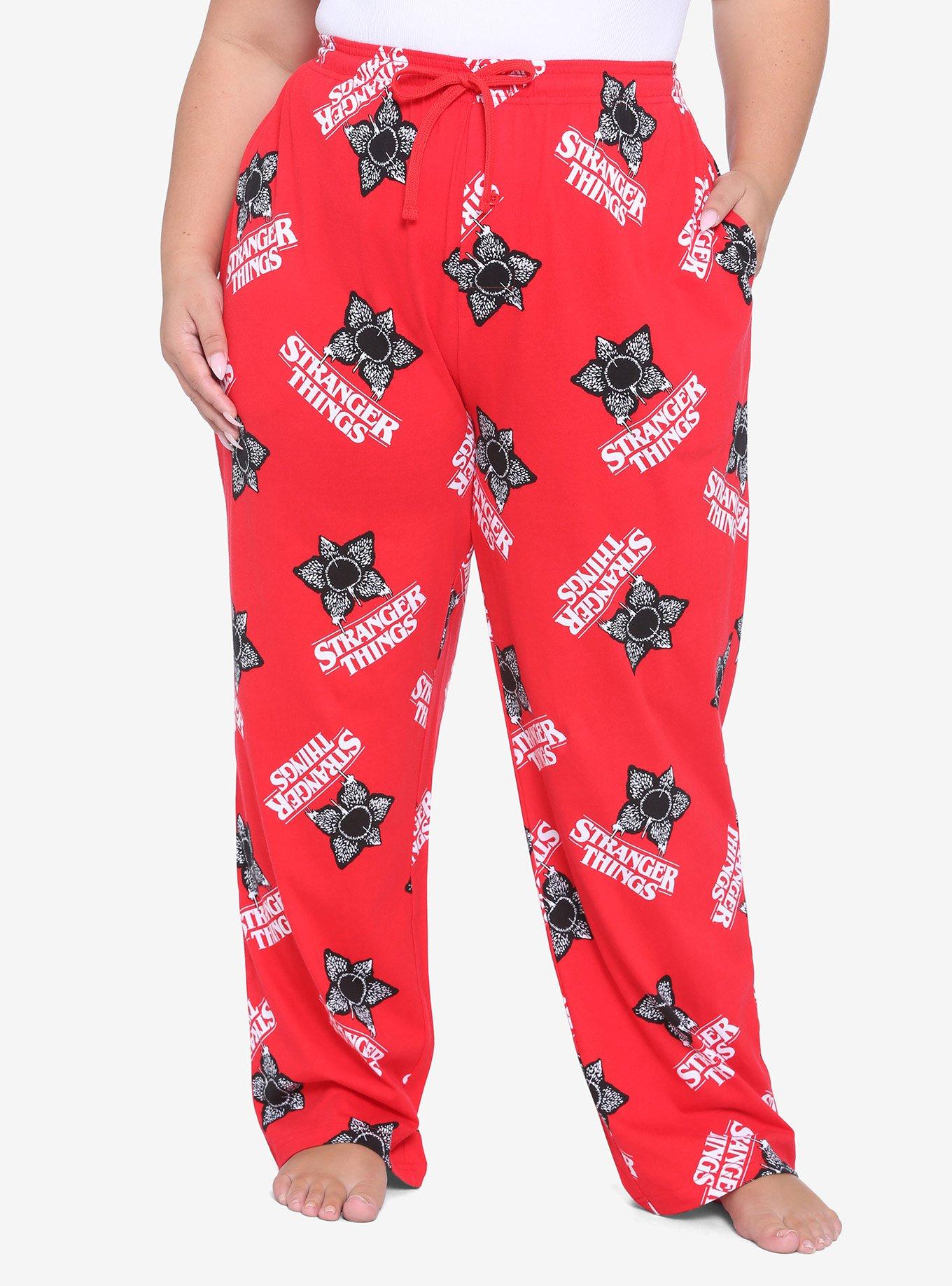 Stranger Things Demogorgon Girls Pajama Pants Plus Size Hot Topic