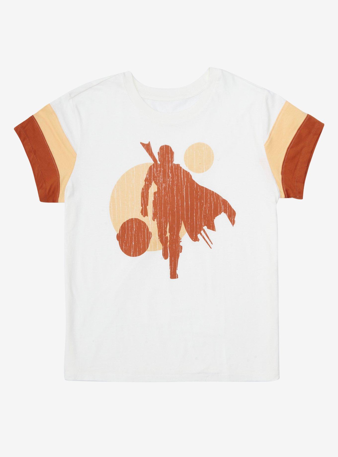 Her Universe Star Wars The Mandalorian Mando & The Child Multicolor Sleeve T-Shirt, MULTI, hi-res
