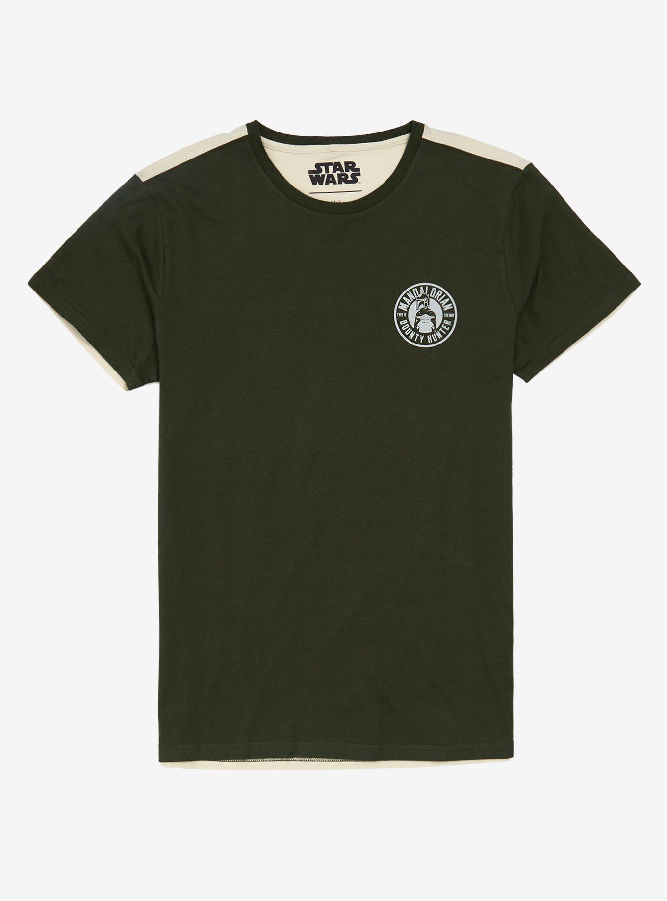 Our Universe Star Wars The Mandalorian Bounty Hunter Seal Color-Block T-Shirt, MULTI, hi-res