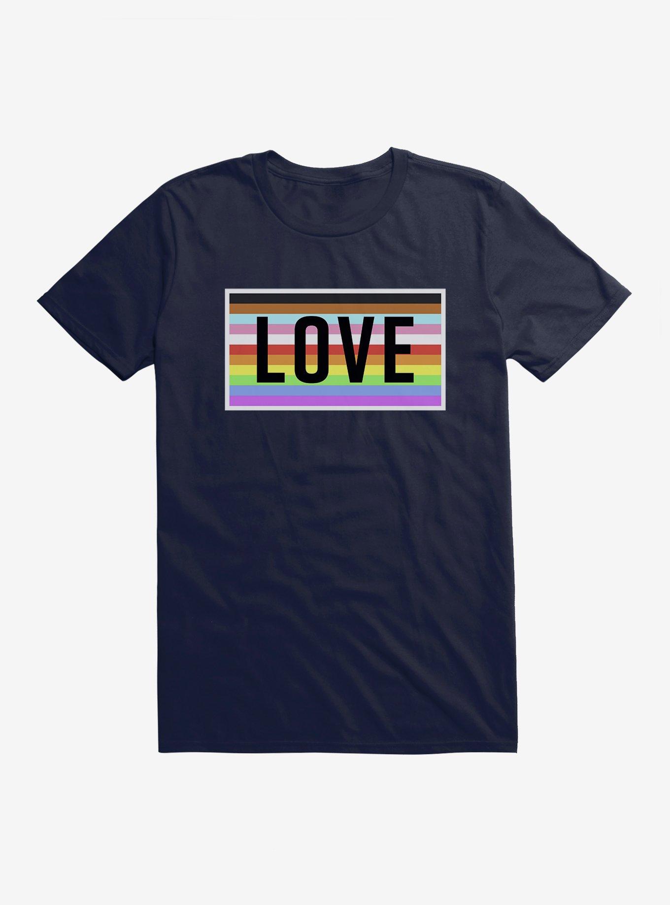 Hot Topic Foundation LOVE T-Shirt, NAVY, hi-res