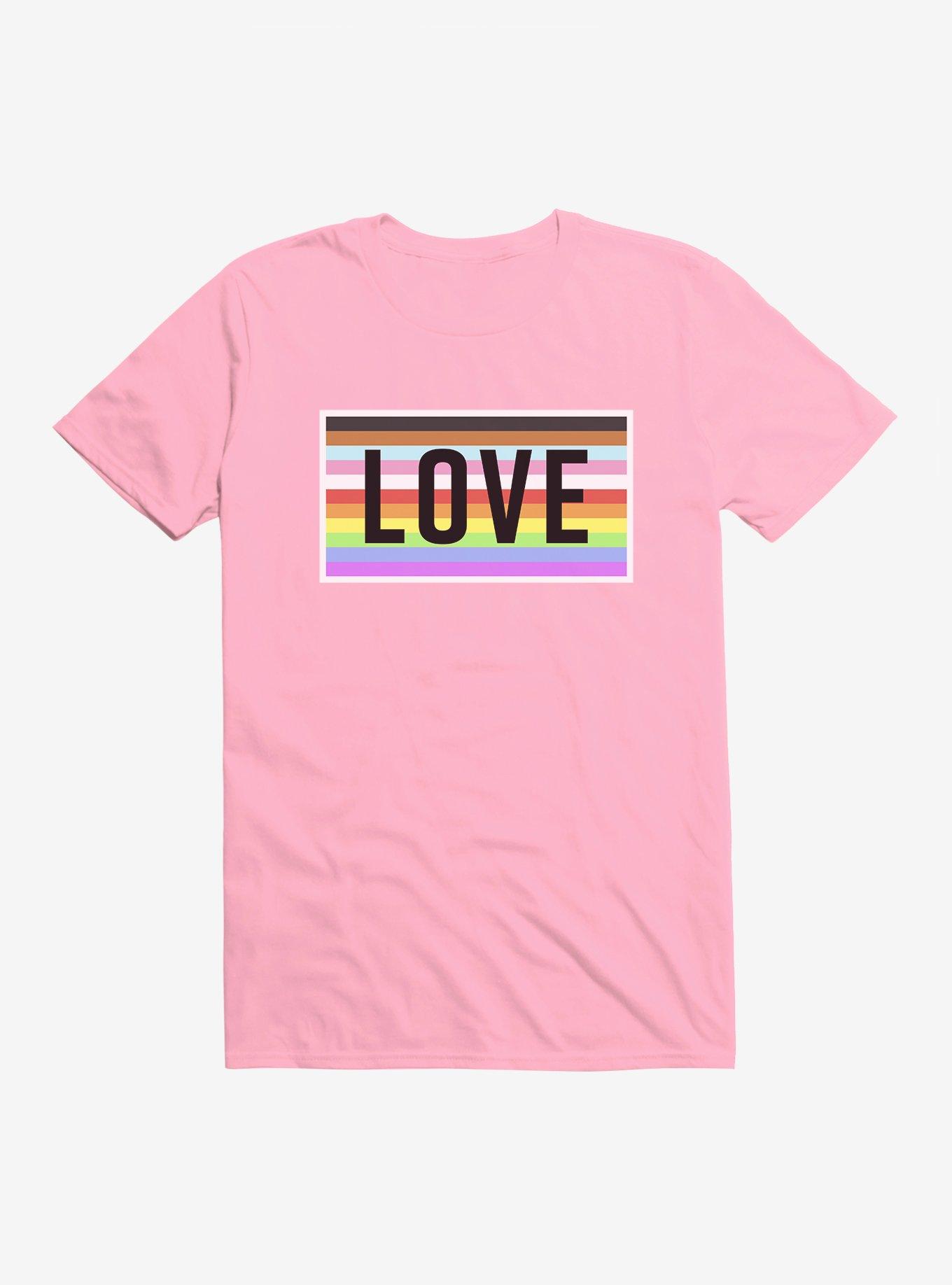 Hot Topic Foundation LOVE T-Shirt, CHARITY PINK, hi-res