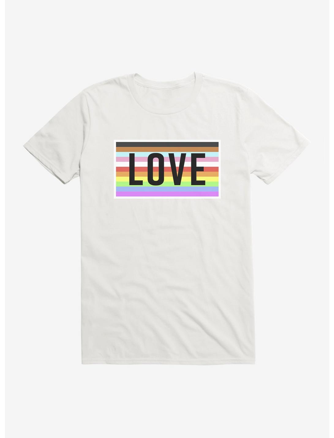 Hot Topic Foundation LOVE T-Shirt, WHITE, hi-res