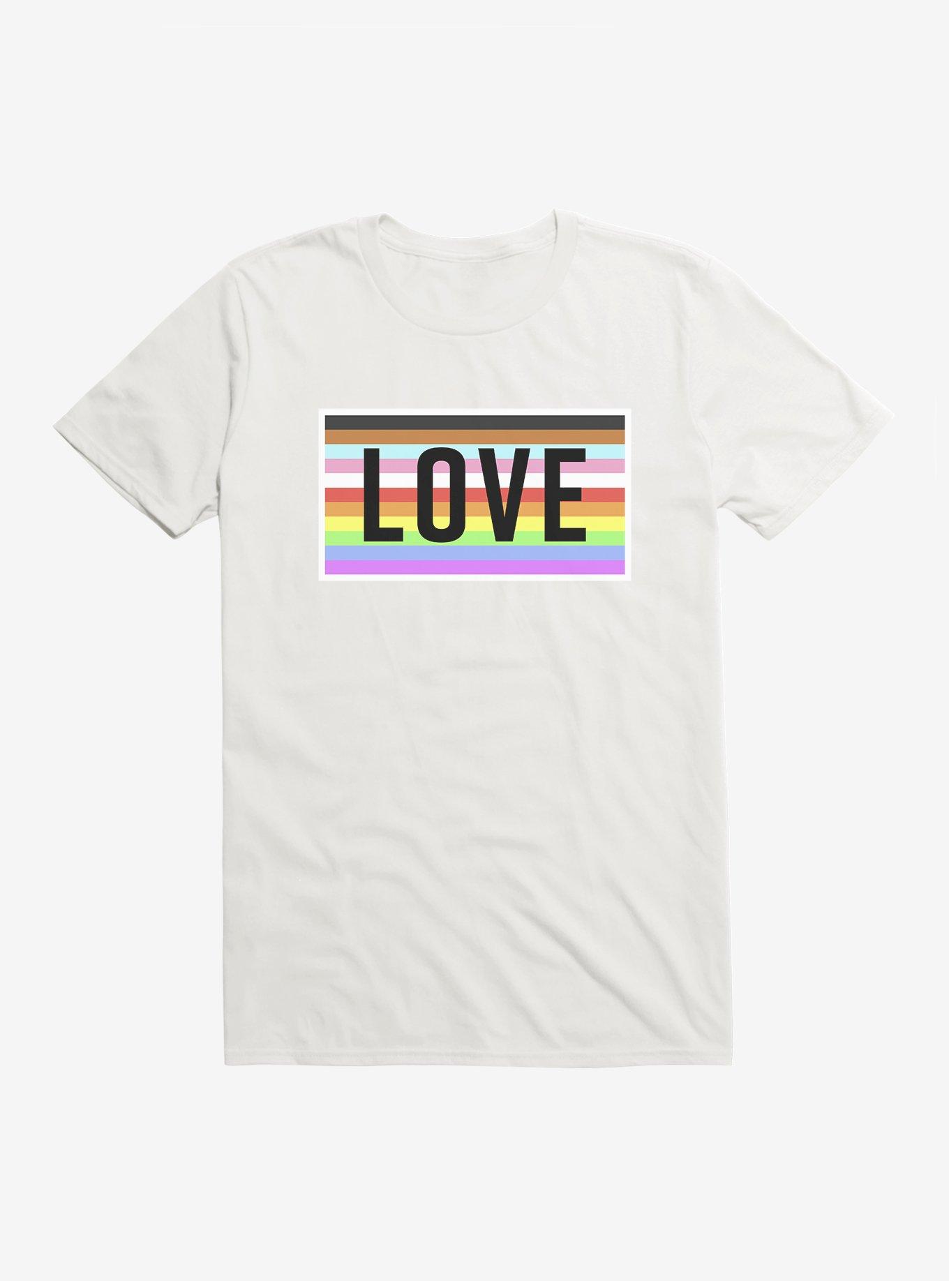 Hot Topic Foundation LOVE T-Shirt, WHITE, hi-res