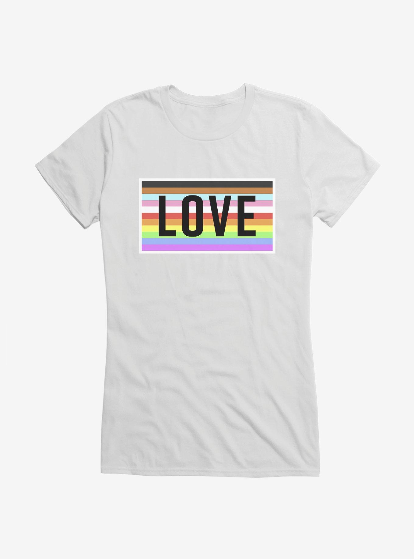 Hot Topic Foundation LOVE Girls T-Shirt, WHITE, hi-res