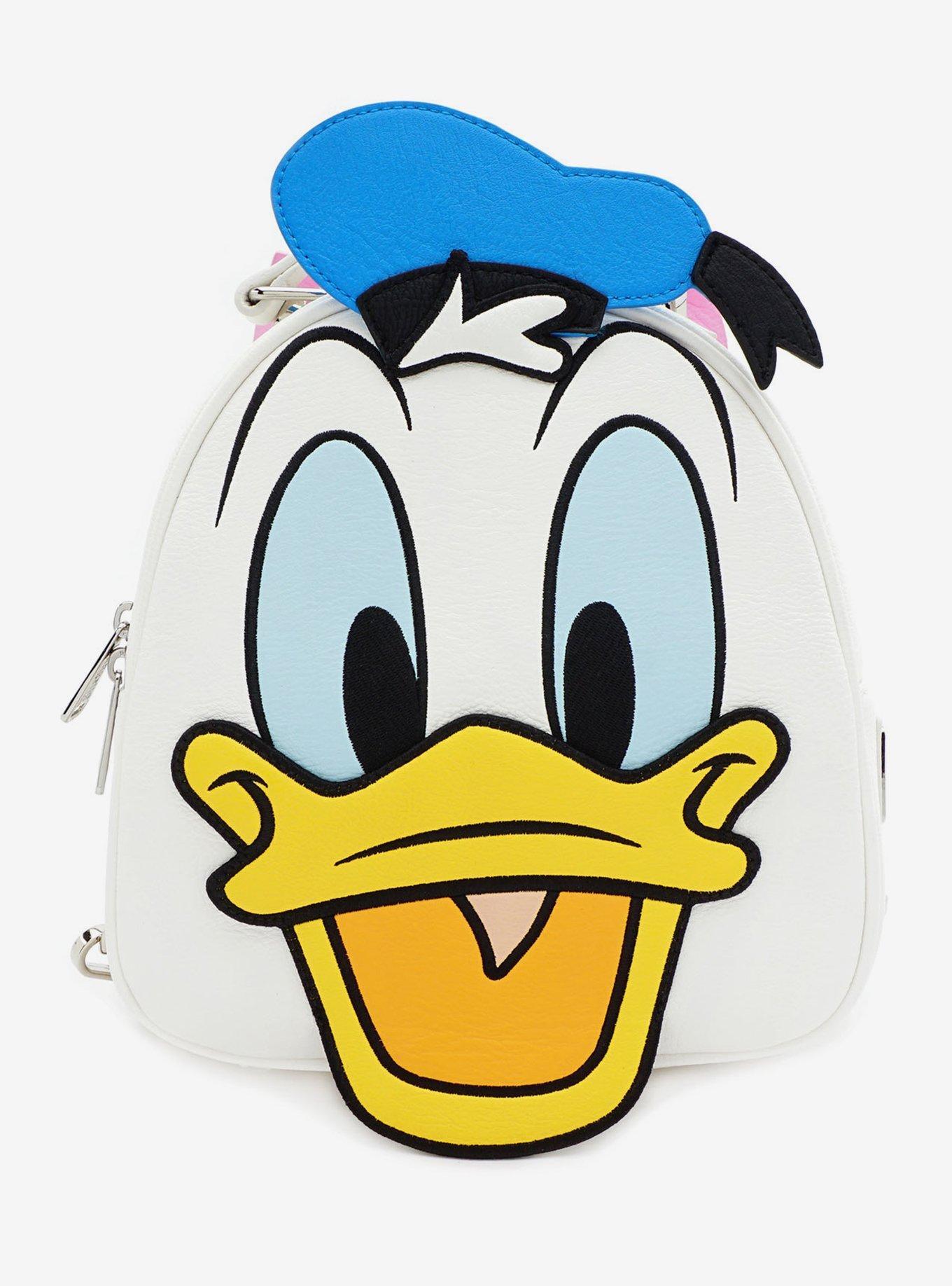 NEW Embroidery Angry Donald Duck Pin Trading Book Bag for Disney