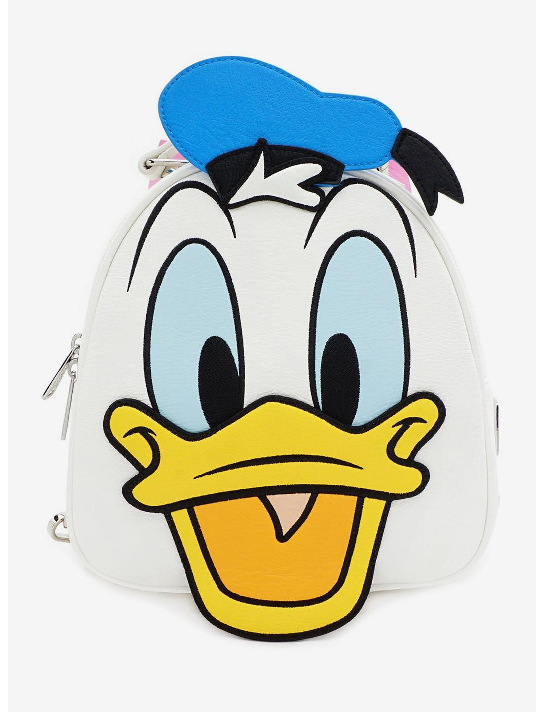 Loungefly Disney Donald Duck Daisy Duck Reversible Mini Backpack, , hi-res