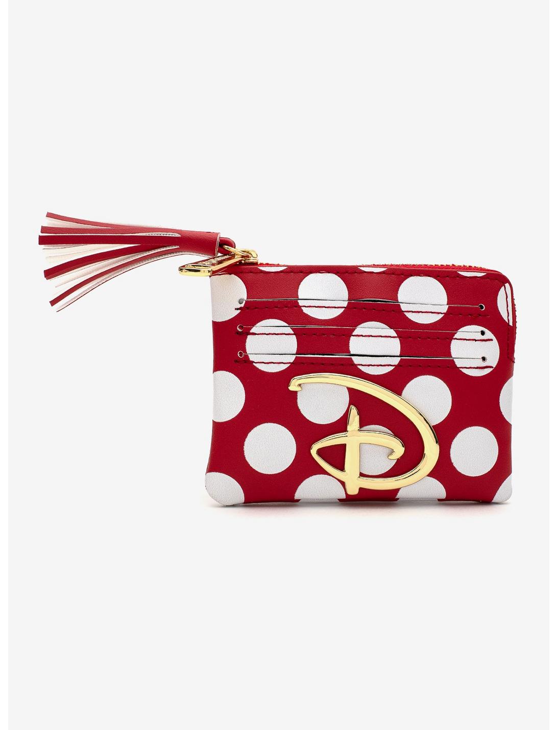 Loungefly Disney Red & White Polka Dot Cardholder, , hi-res
