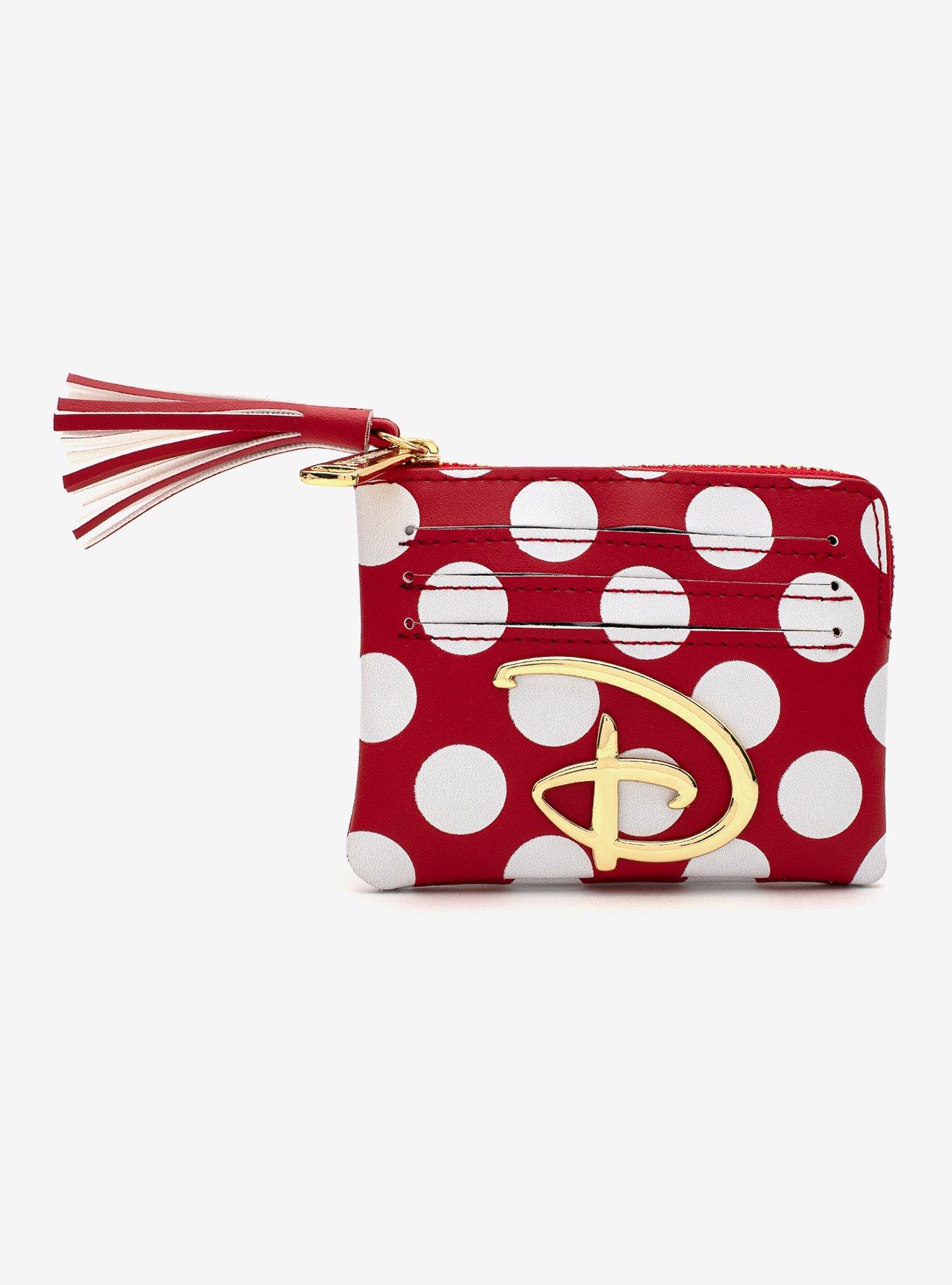 Loungefly Disney Red & White Polka Dot Cardholder, , hi-res