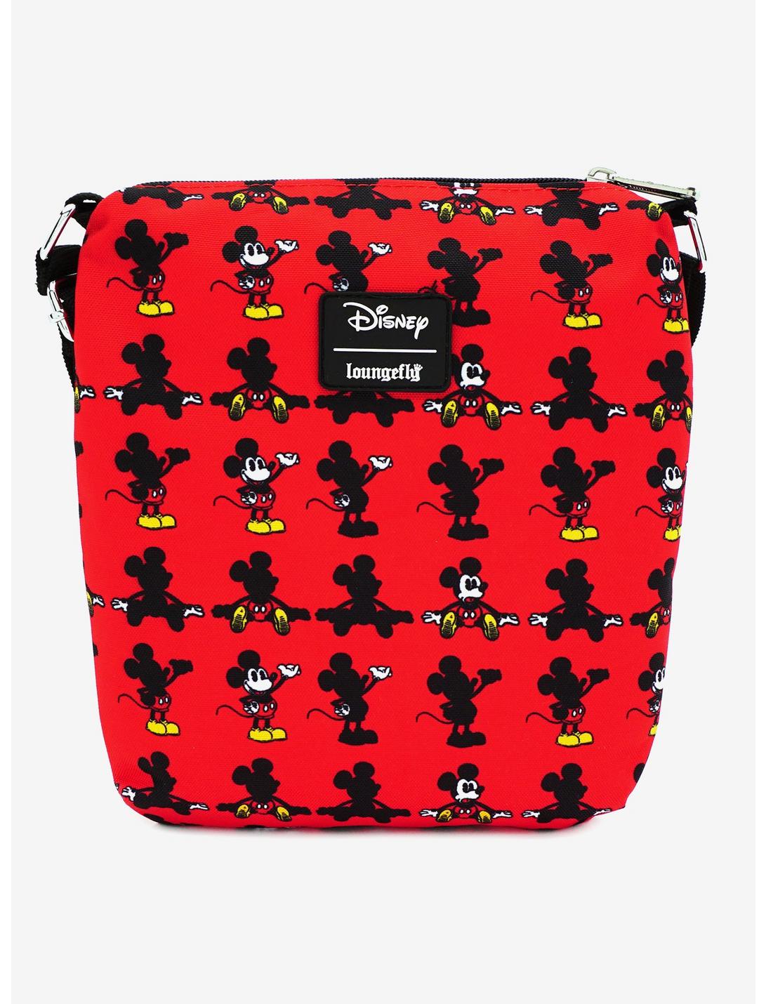 Loungefly Disney Mickey Mouse Silhouette Passport Crossbody Bag, , hi-res