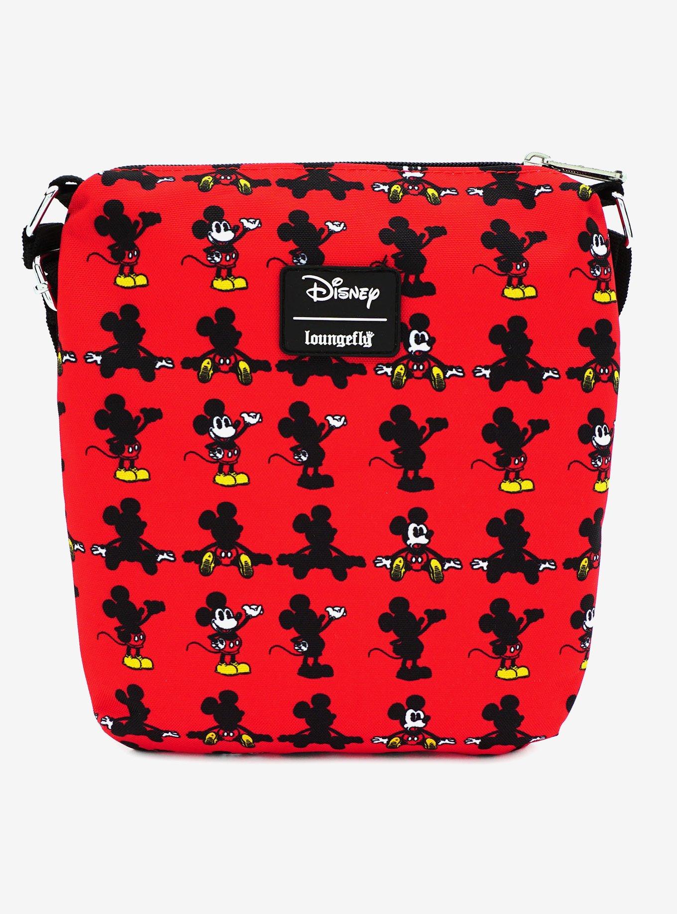 Loungefly Disney Mickey Mouse Silhouette Passport Crossbody Bag, , hi-res