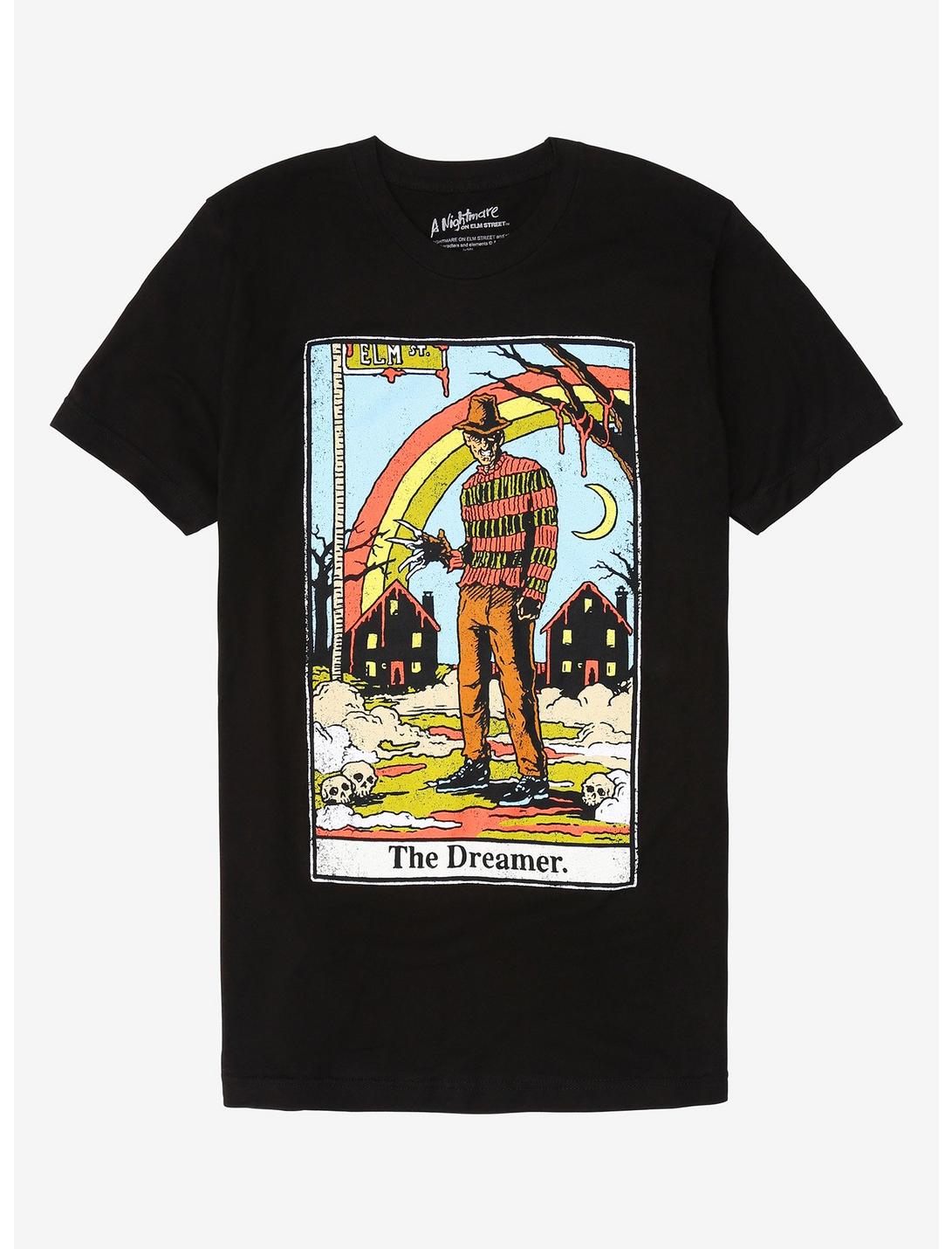 A Nightmare On Elm Street Freddy Krueger The Dreamer Tarot T-Shirt, BLACK, hi-res
