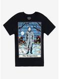 Halloween Michael Myers The Boogeyman Tarot T-Shirt, BLACK, hi-res