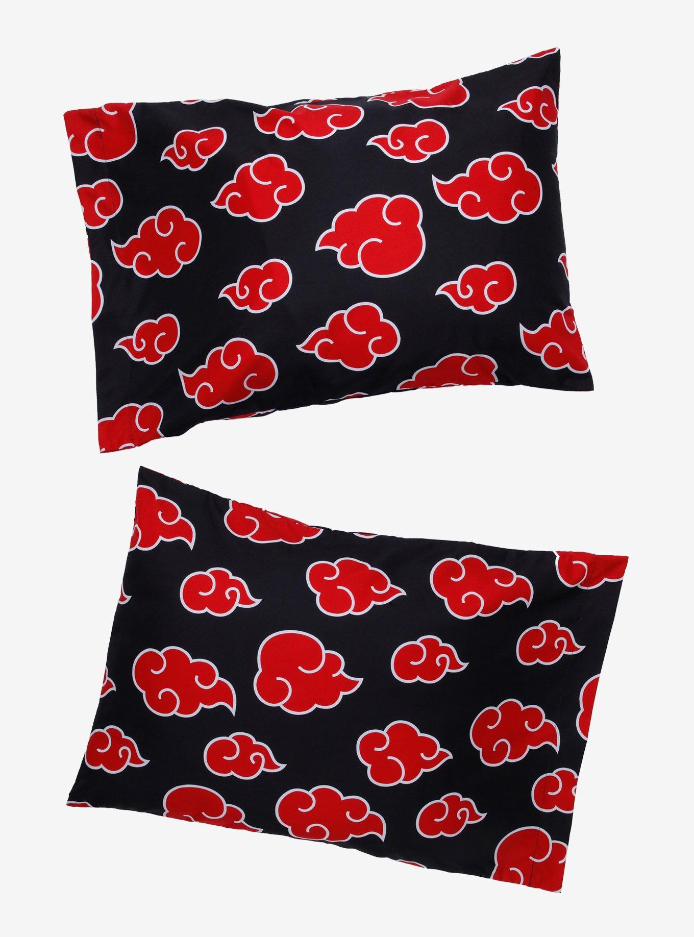 Naruto Shippuden Akatsuki Cloud Pillowcase Set, , hi-res