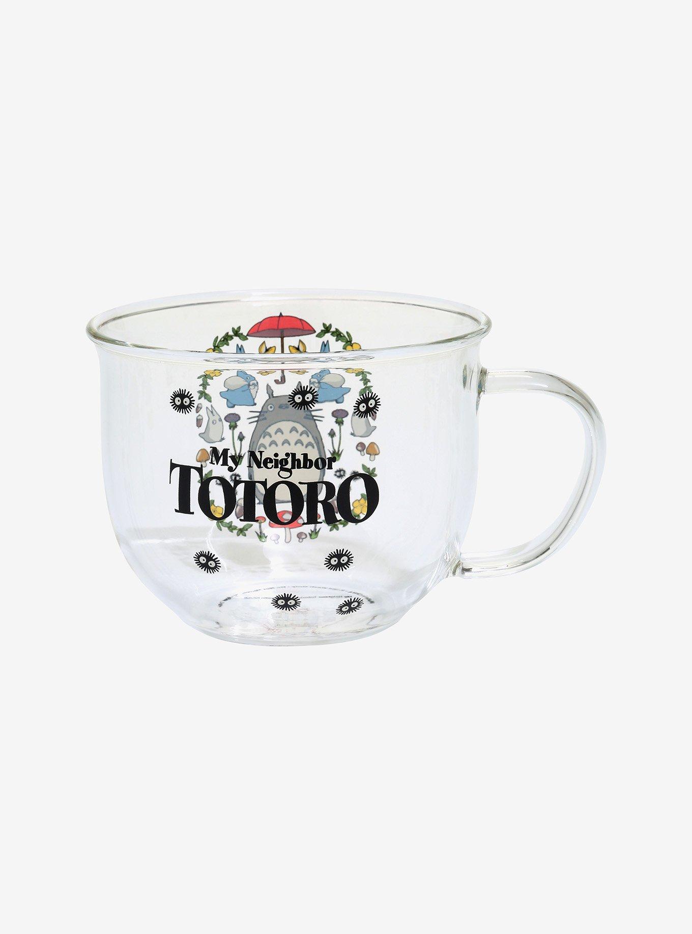 Studio Ghibli My Neighbor Totoro Floral Totoro Clear Mug, , hi-res