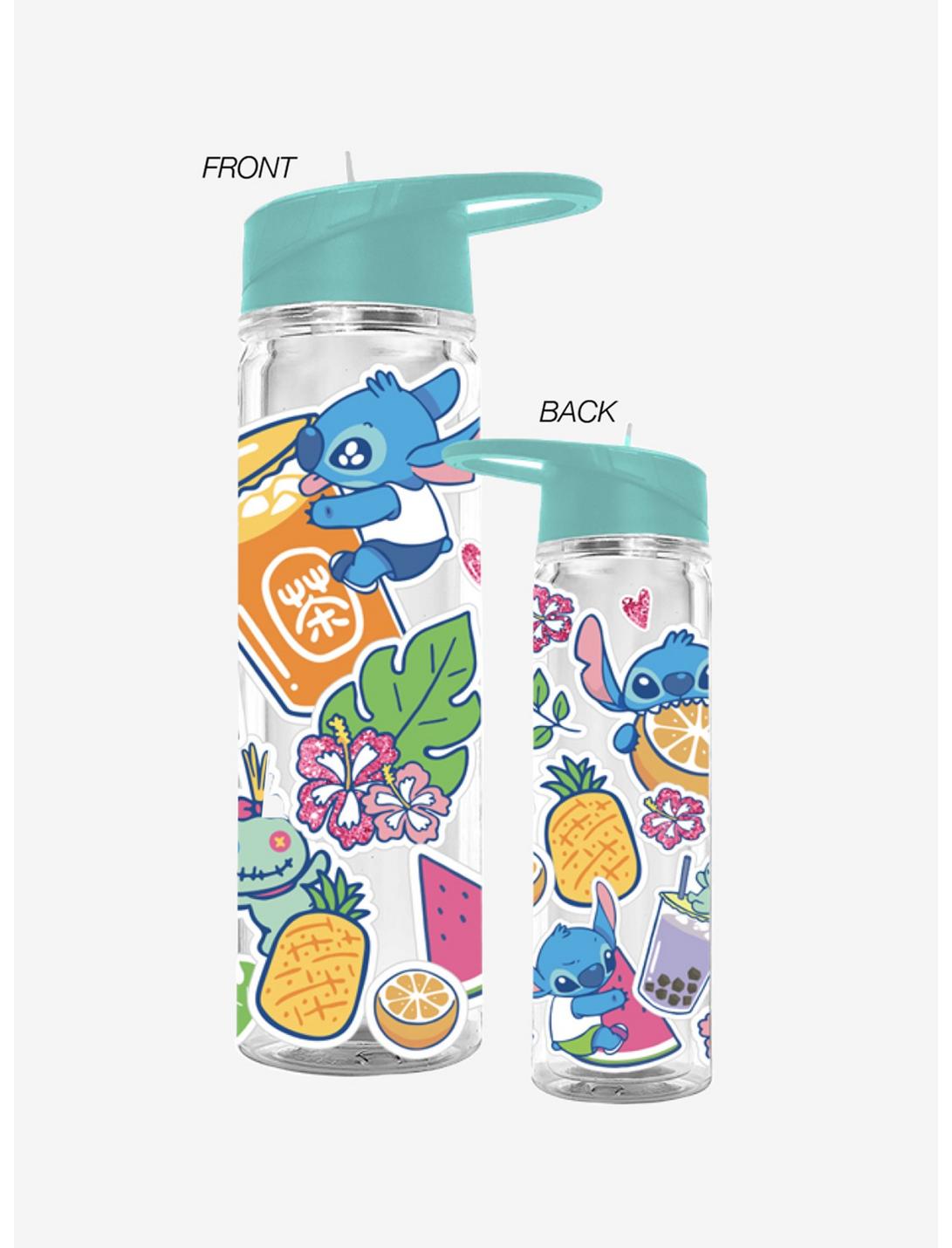 Disney Lilo & Stitch Sticker Snacks Water Bottle, , hi-res