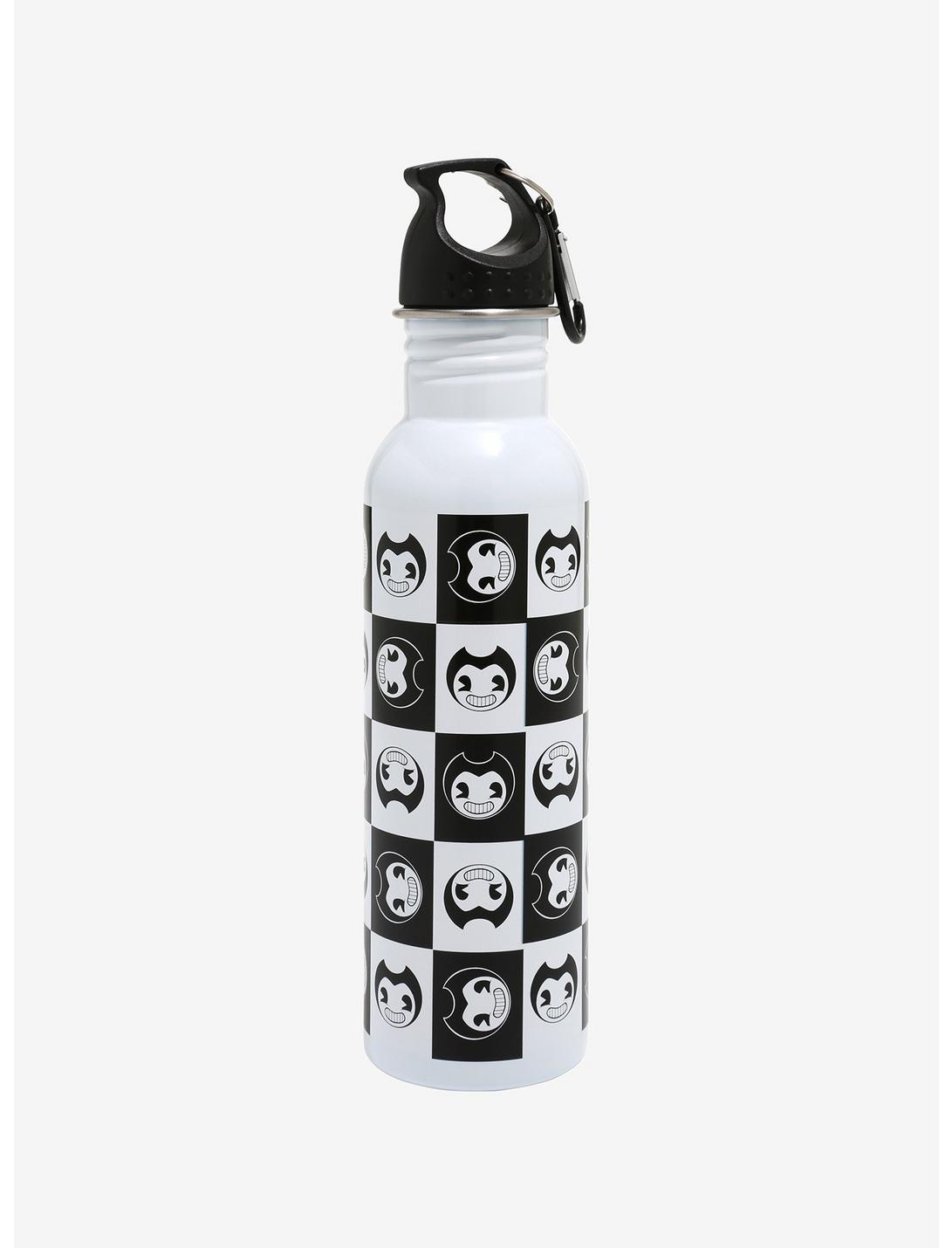 Bendy And The Ink Machine Checkered Stainless Steel Water Bottle, , hi-res