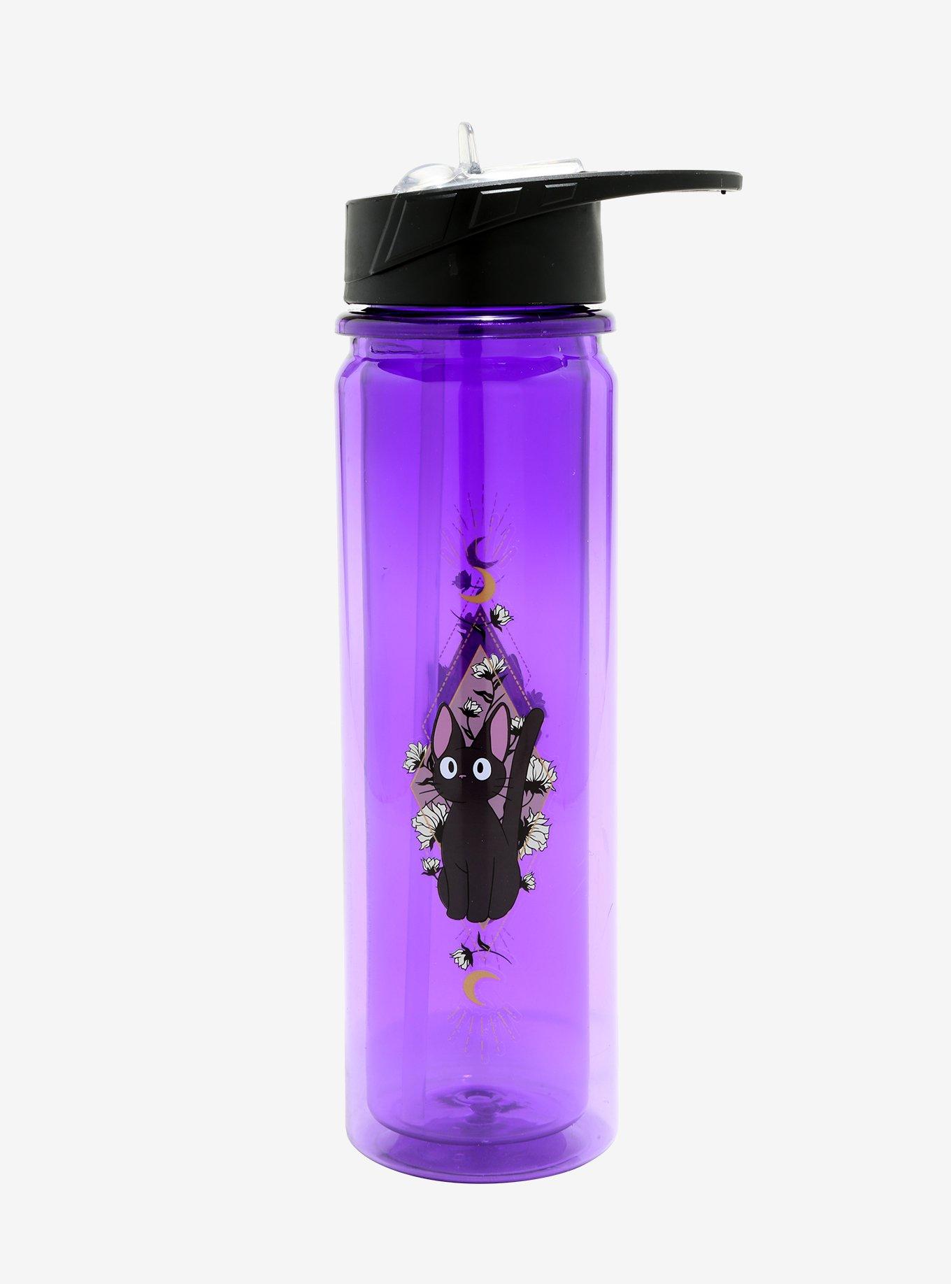 Studio Ghibli Kiki's Delivery Service Jiji Floral Water Bottle Hot Topic