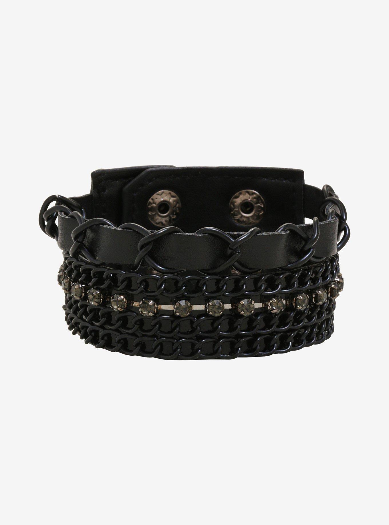 Hot topic clearance studded bracelet