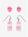 Strawberry Milk Earring Set, , hi-res