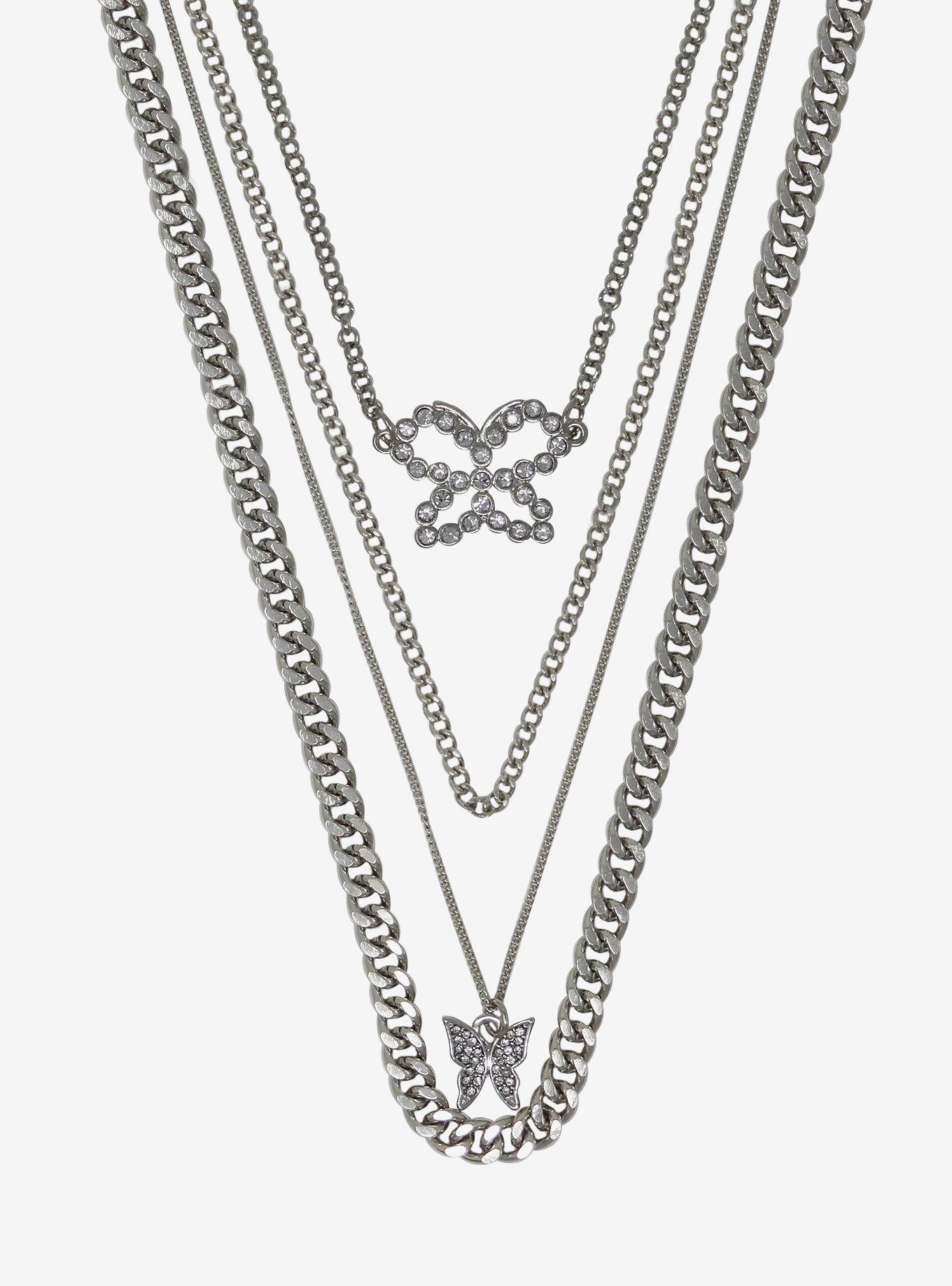 Butterfly Chains Necklace Set, , hi-res