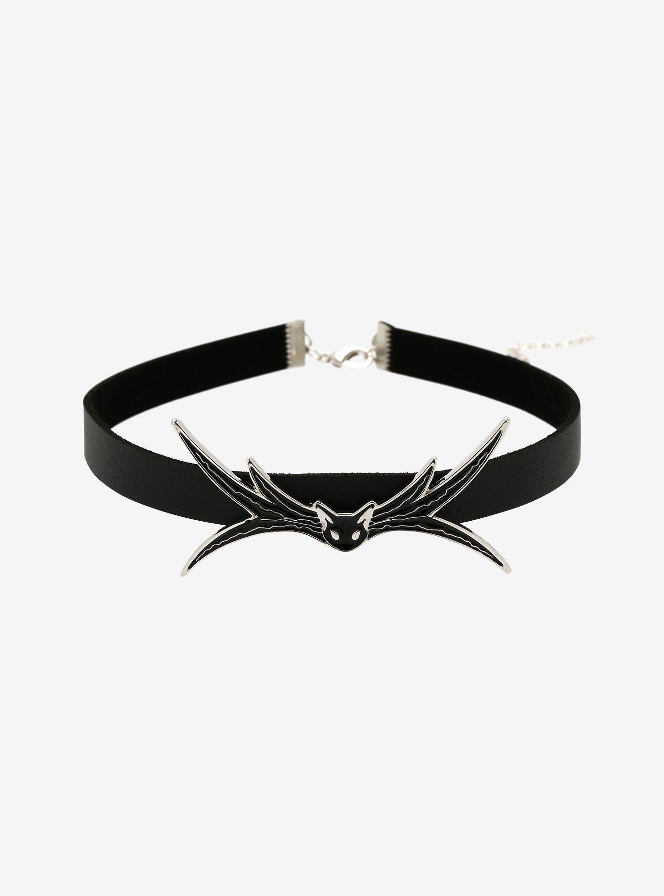 The Nightmare Before Christmas Jack Bat Bowtie Choker, , hi-res