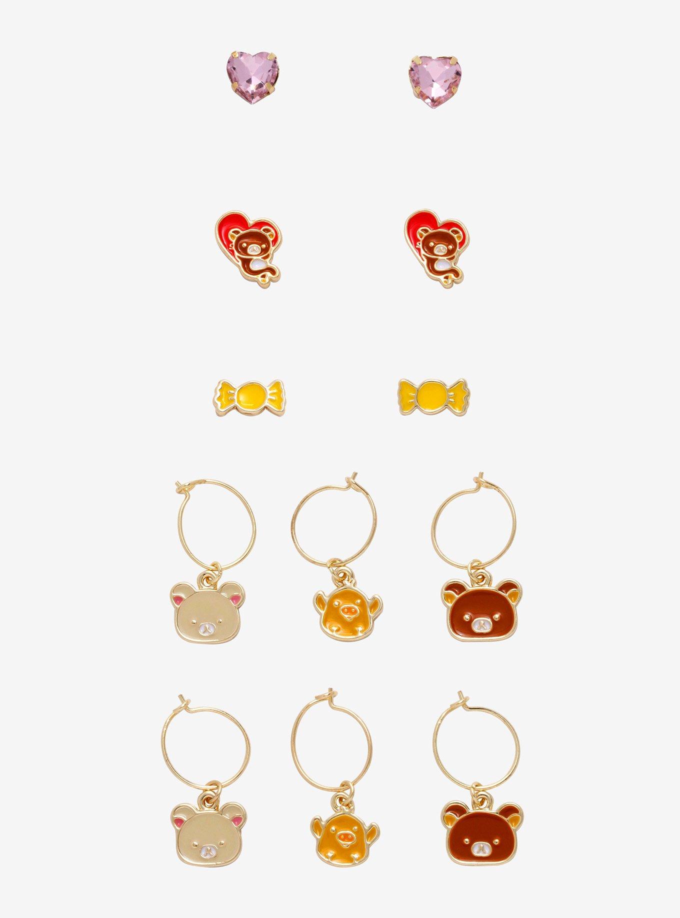 Rilakkuma Charm Earring Set, , hi-res