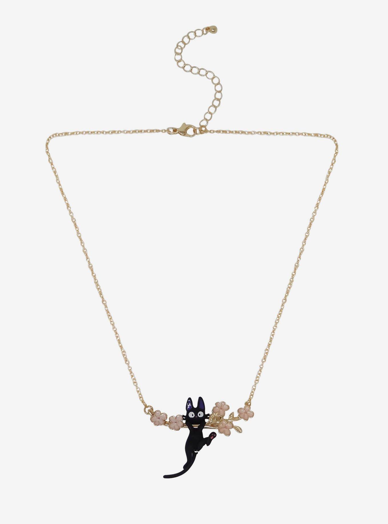 Studio Ghibli Kiki's Delivery Service Jiji Hanging Necklace, , hi-res