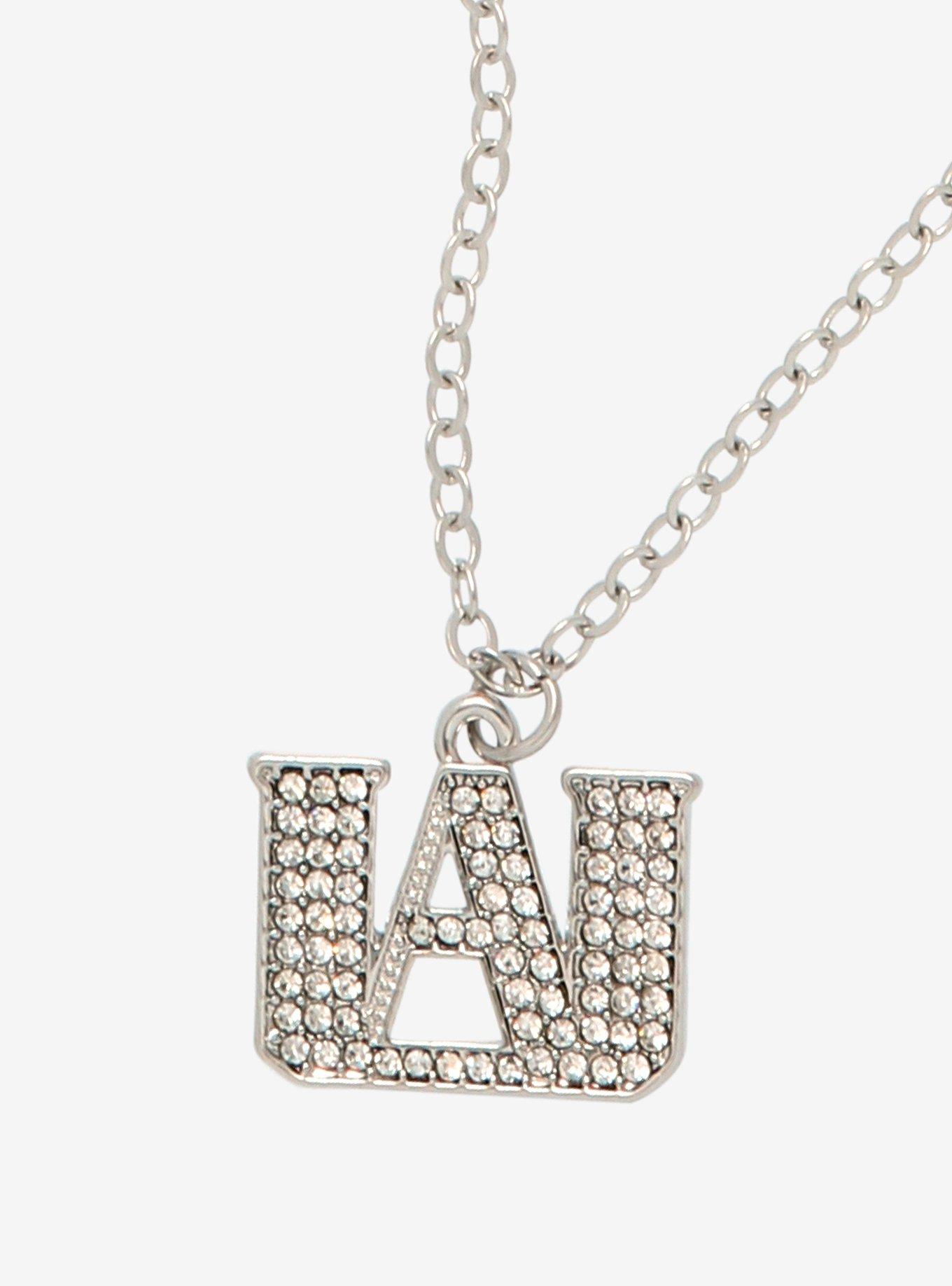My Hero Academia CZ U.A. Logo Necklace, , hi-res