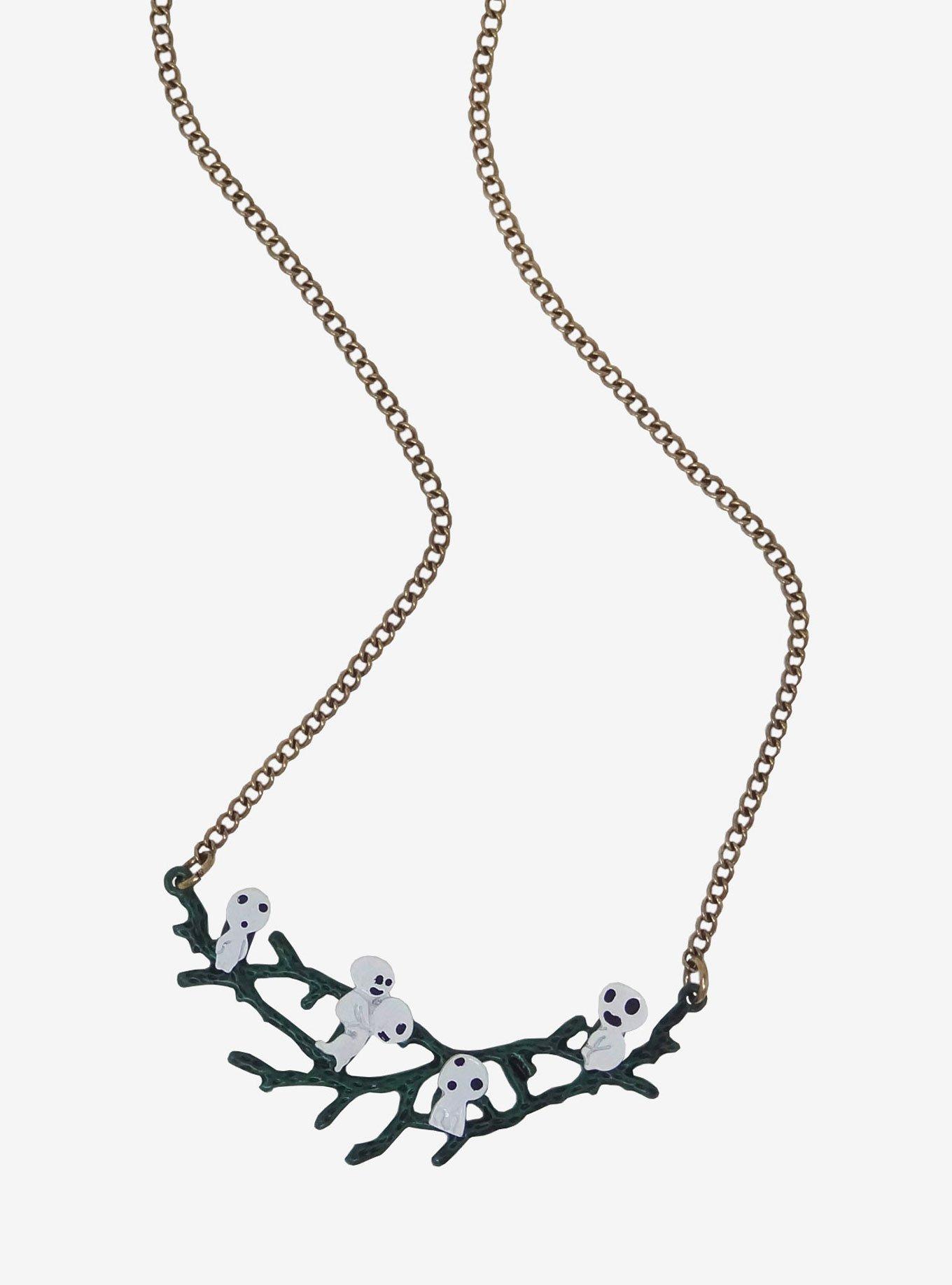 Studio Ghibli Princess Mononoke Kodama Branch Necklace, , hi-res