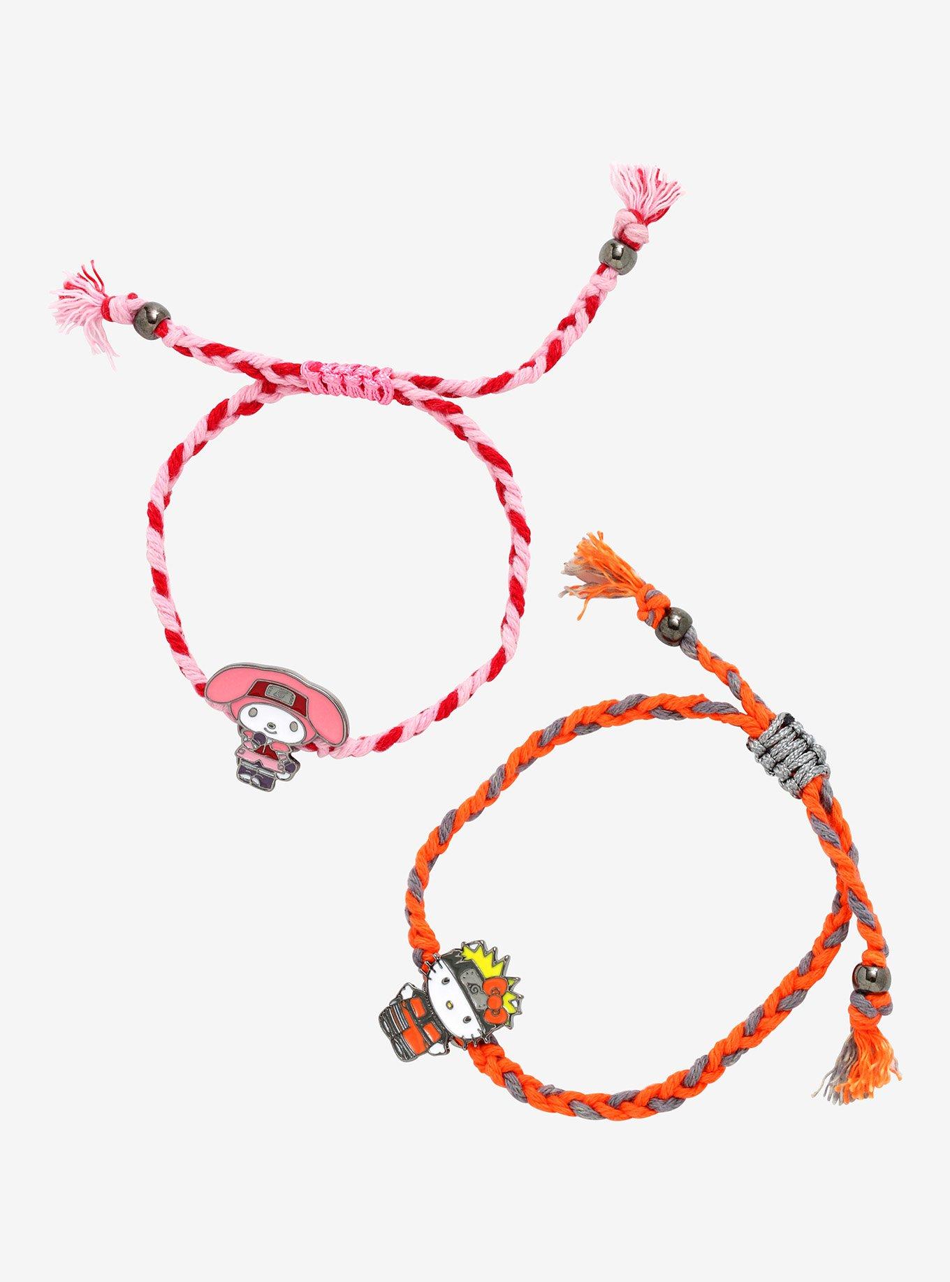 Hello Kitty x Spiderman Matching Bracelets, with Magnet