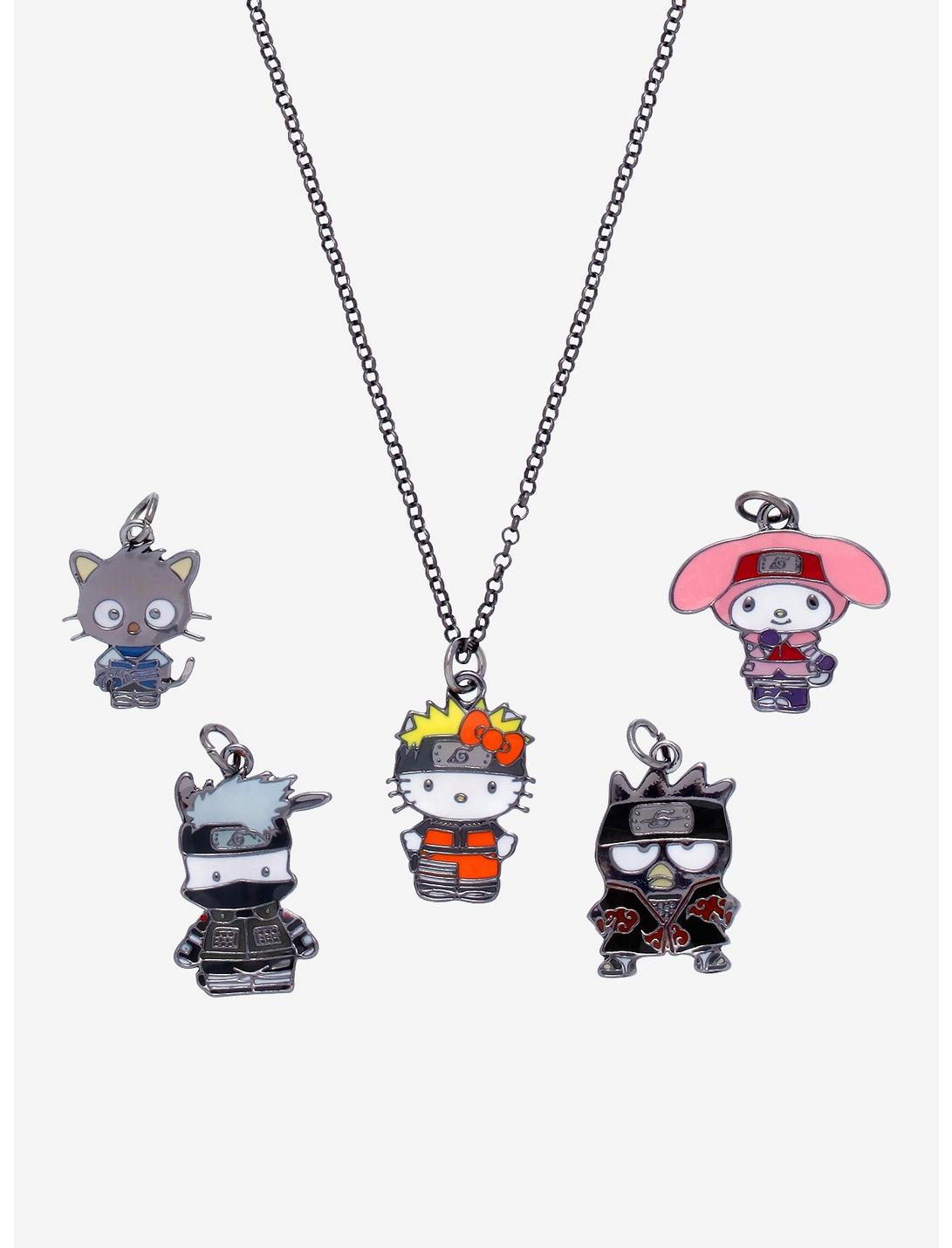Naruto Shippuden X Hello Kitty And Friends Interchangeable Charm Necklace, , hi-res