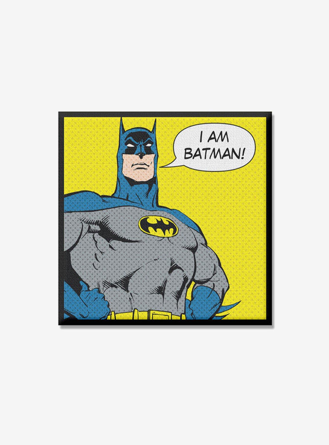 DC Comics Batman I Am Batman Canvas Wall Art, , hi-res