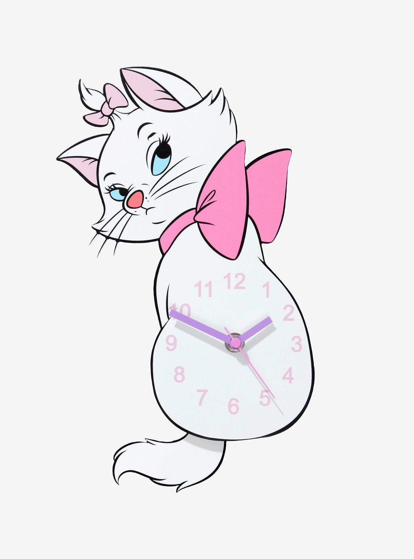 Disney The Aristocats Marie Pendulum Wall Clock, , hi-res